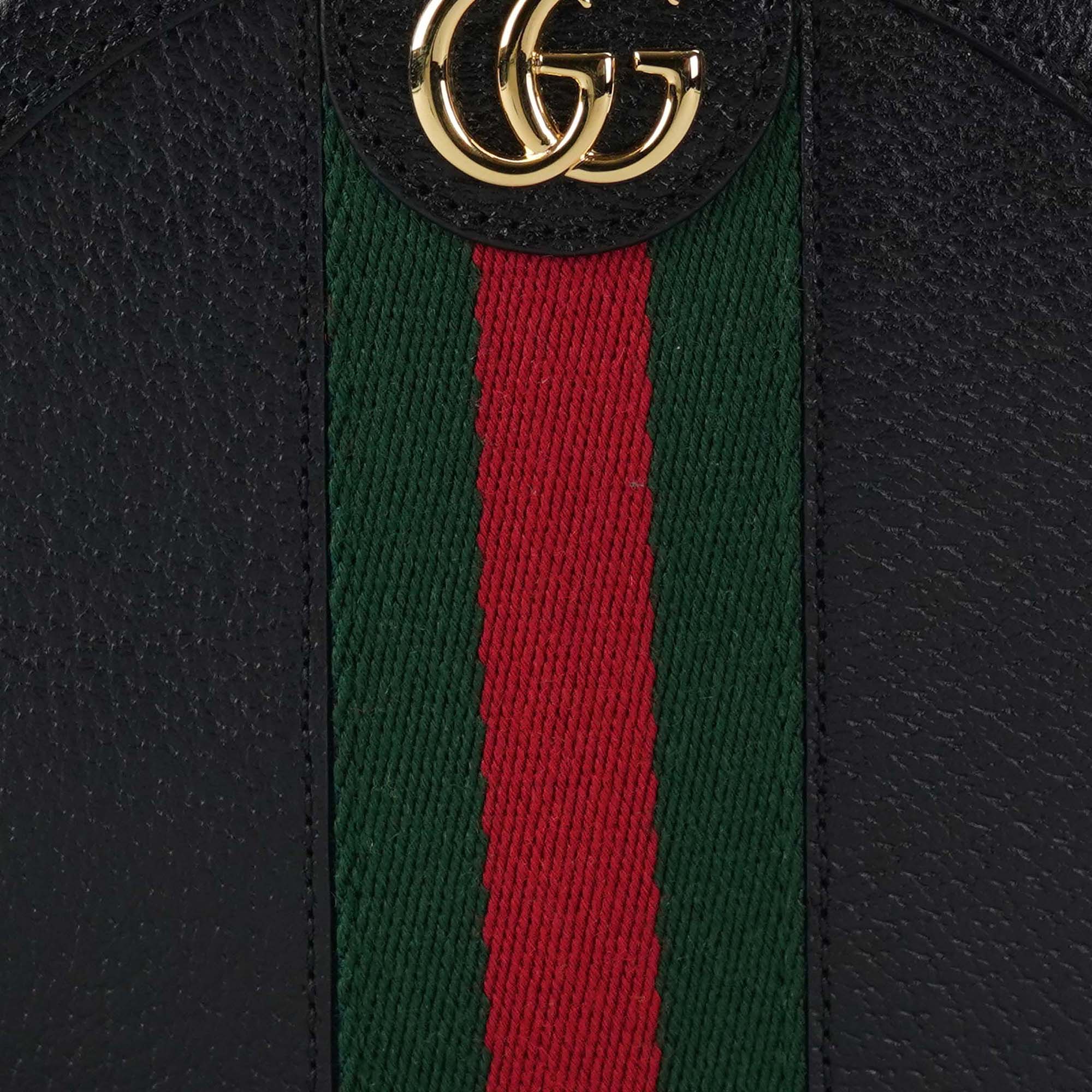 Gucci - Black Ophidia GG Round Backpack 